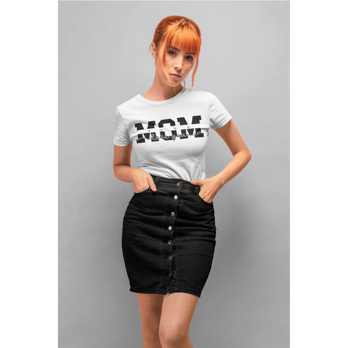 “Mom, I Love You” T-Shirt – Minimalist Mother’s Day Gift Tee