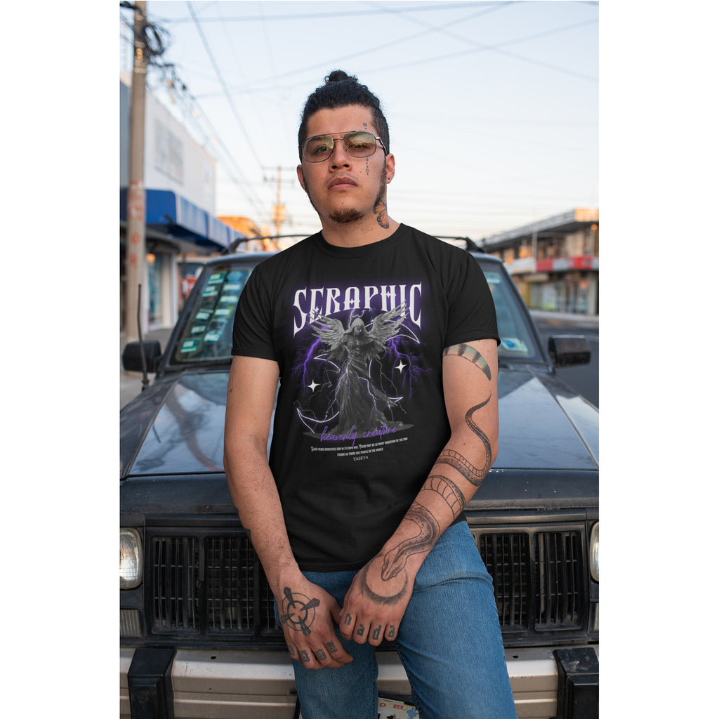 Divinity Angel T-Shirt – Gothic Streetwear Dark Aesthetic Graphic Tee
