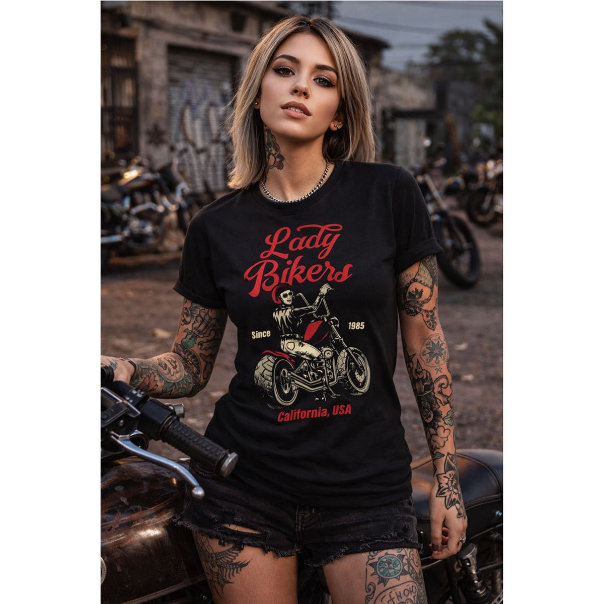 Vintage Biker T-Shirt – California Chopper Motorcycle Graphic Tee
