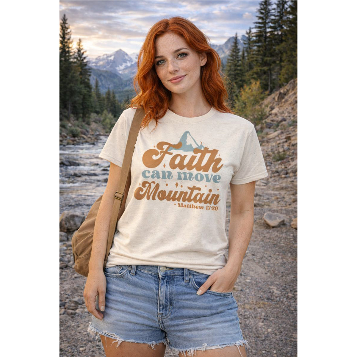 Faith Moves Mountains T-Shirt – Christian Faith Graphic Tee