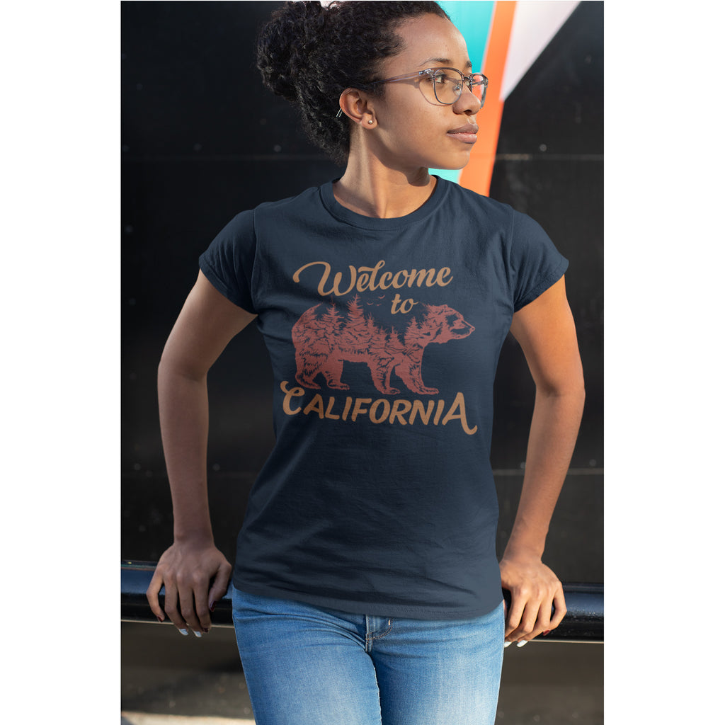 Welcome to California T-Shirt – Vintage California Bear Graphic Tee