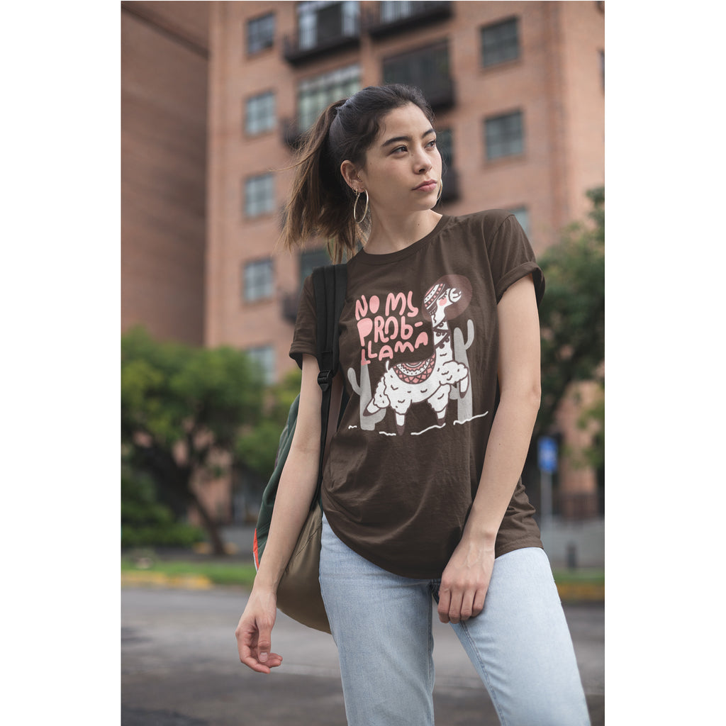 “No Prob Llama” T-Shirt – Funny Llama Graphic Tee
