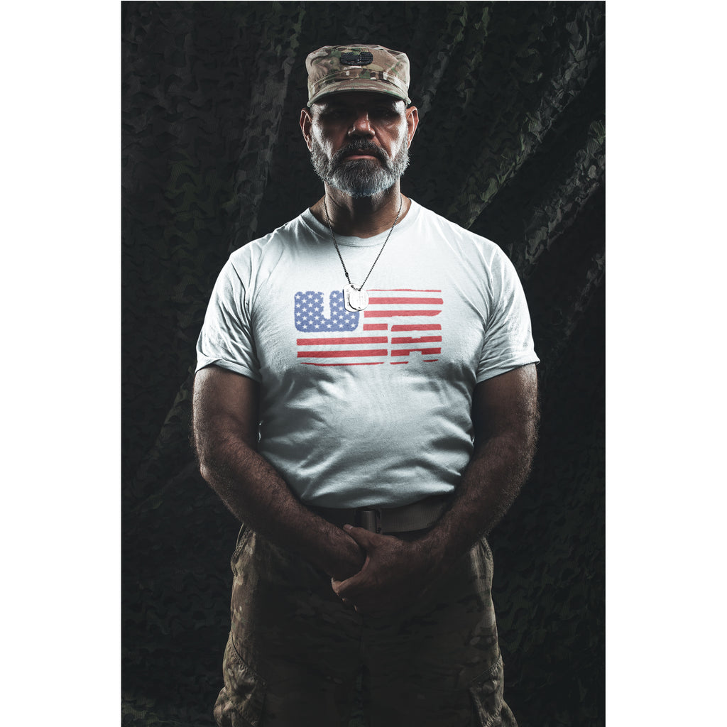 American Flag T-Shirt – Patriotic USA Graphic Tee