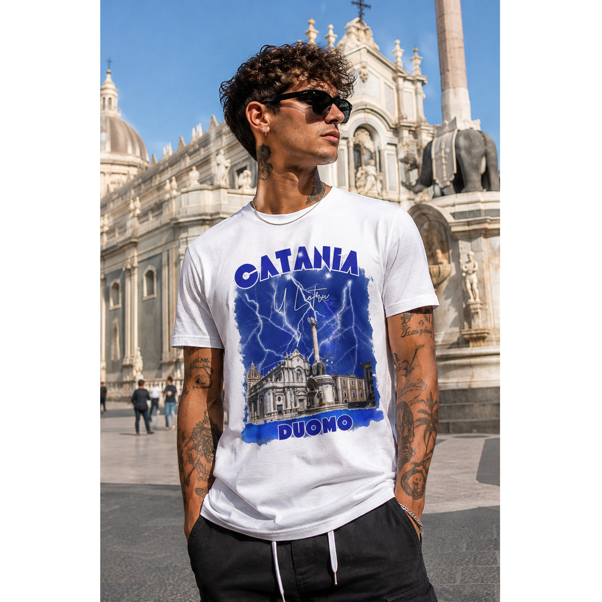 Catania Cathedral T-Shirt – Vintage Sicily Italy Graphic Tee