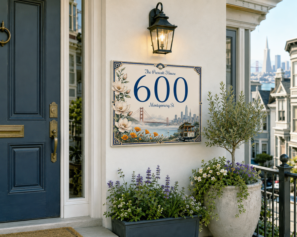 Custom House Number - Personalized House Number - S36