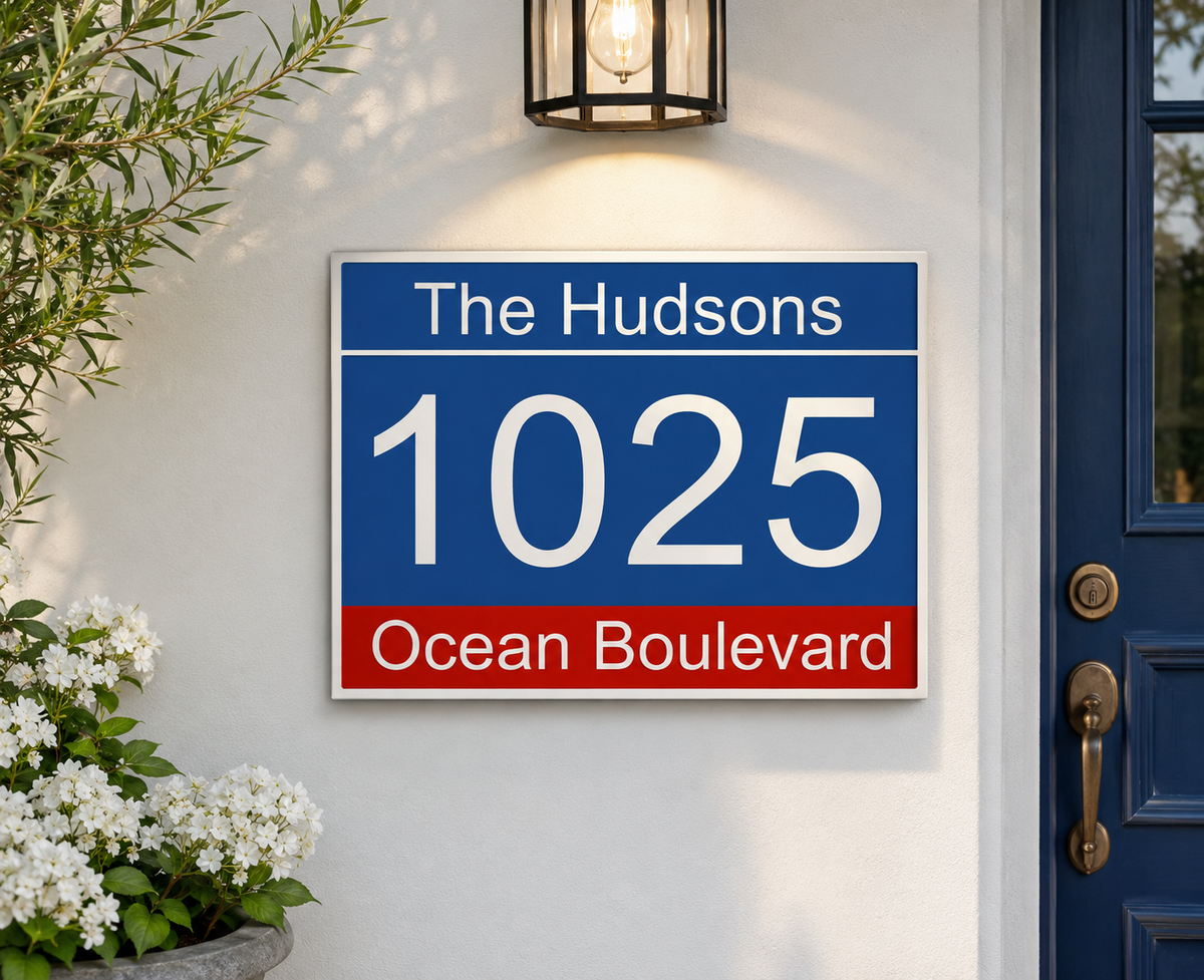 Custom House Number - Personalized House Number S4