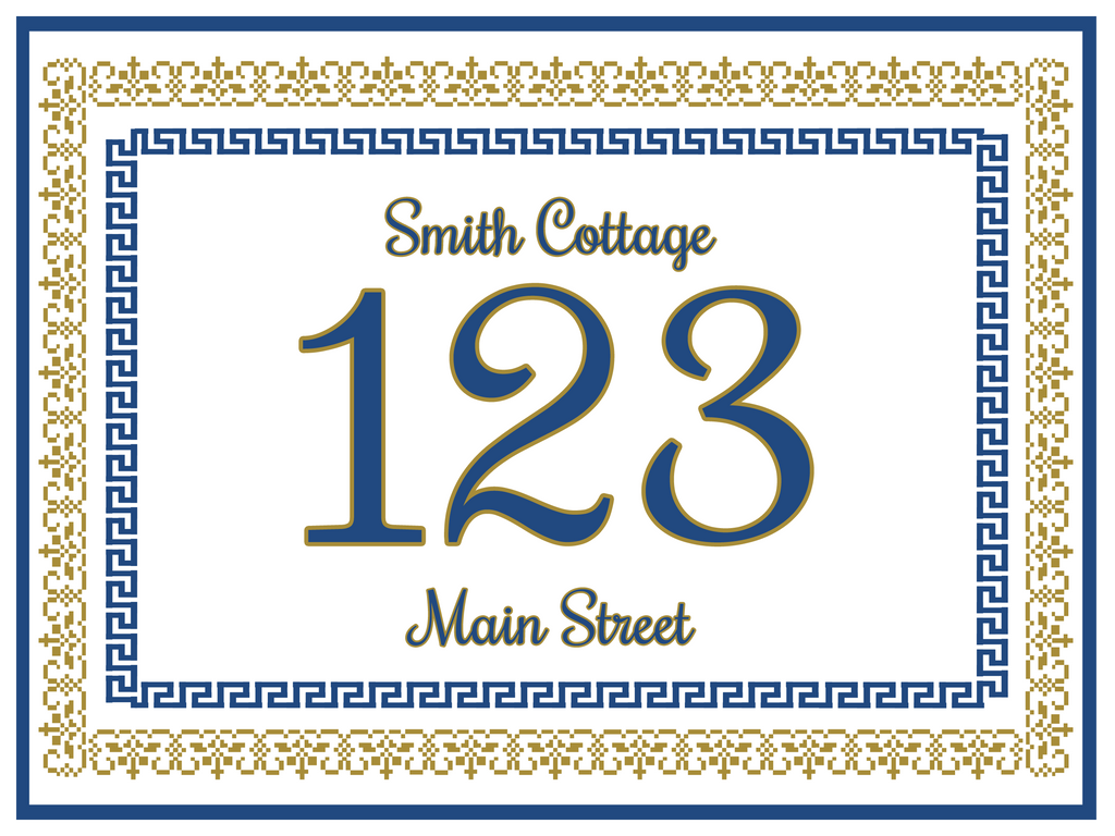 Custom House Number - Personalized House Number S14