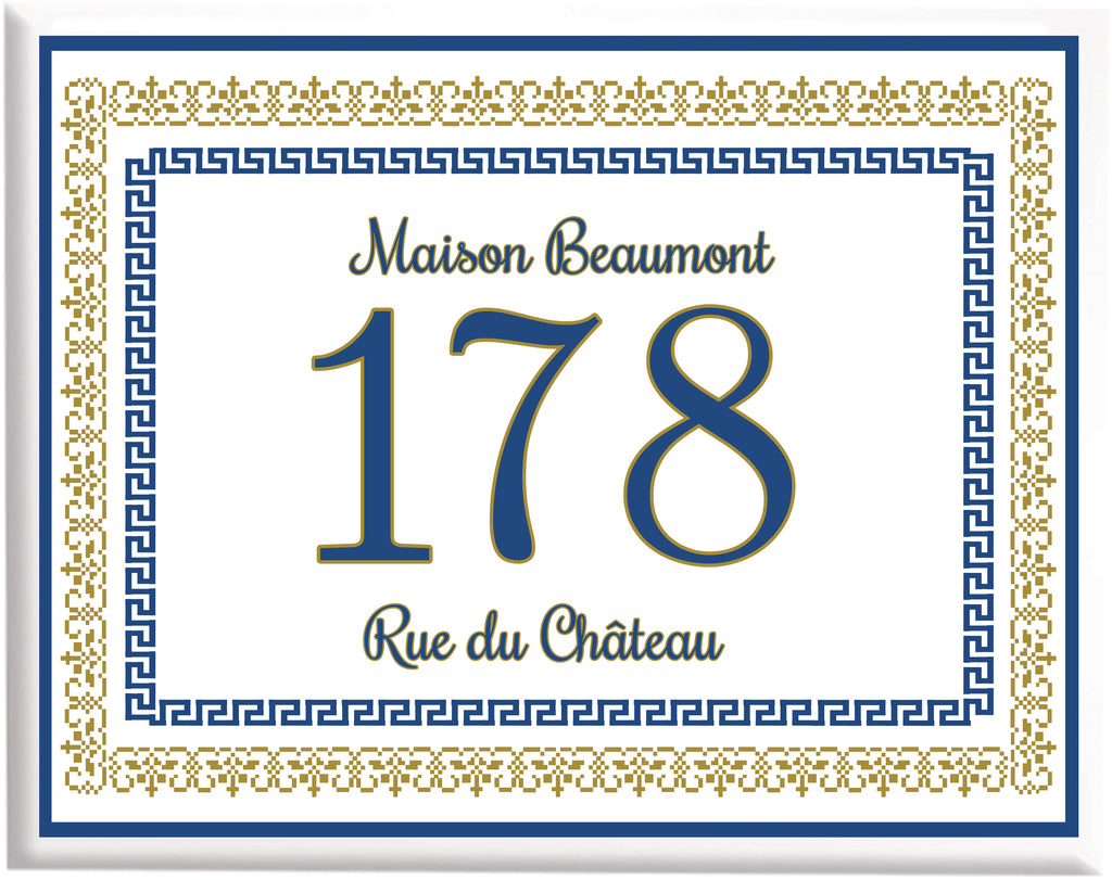 Custom House Number - Personalized House Number S14