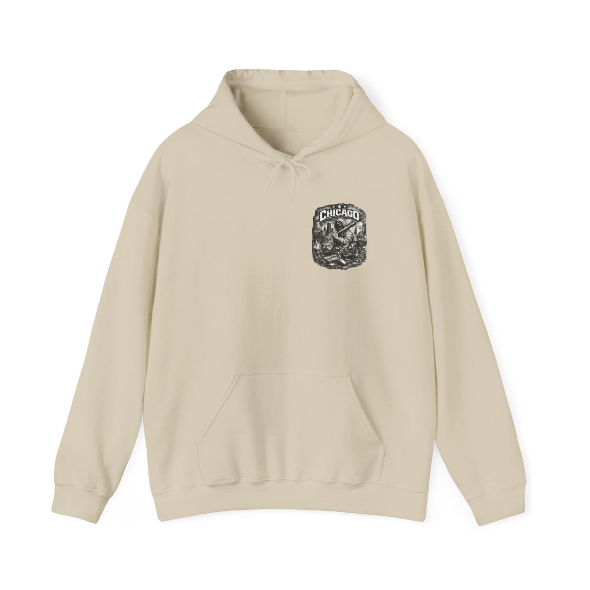 Chicago Streetwear Hoodie Graphic Hooded Sweatshirt