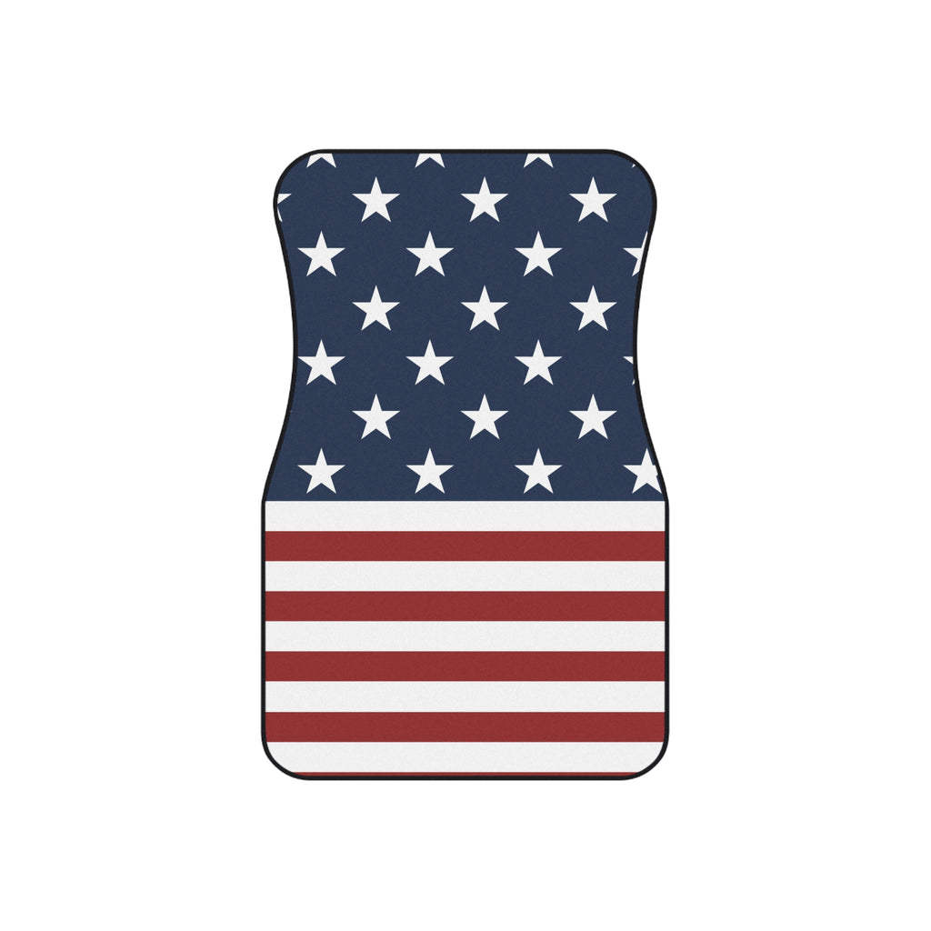 American Flag Car Floor Mats – USA 4-Piece Set