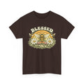 Blessed Bee T-Shirt – Christian Faith & Floral Bee Graphic Tee