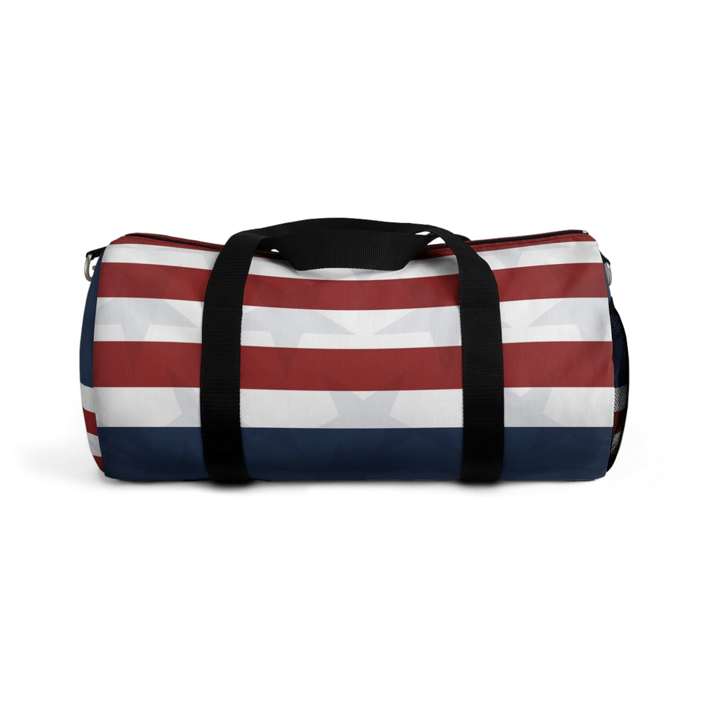 Americana Stripe Duffel Bag – Red White & Navy Design