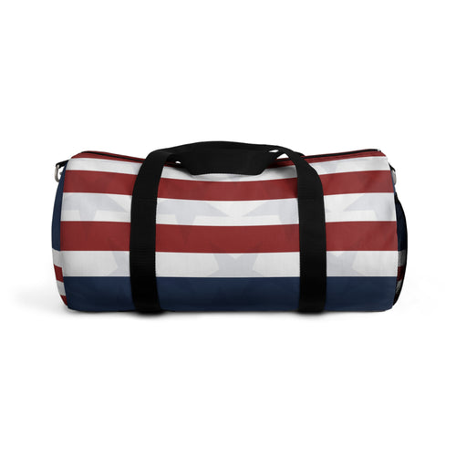 Americana Stripe Duffel Bag – Red White & Navy Design