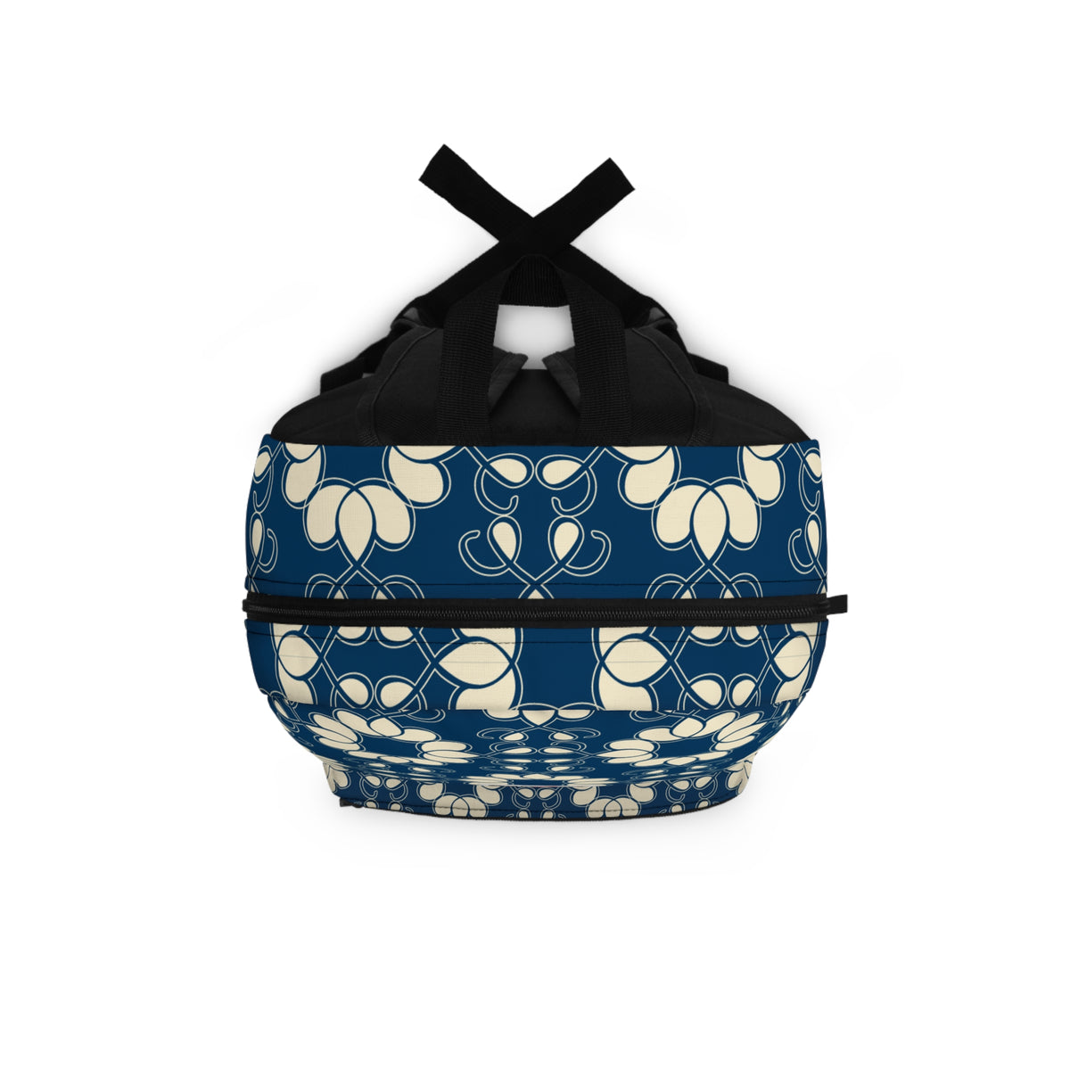 Personalized Indigo Floral Backpack with Name