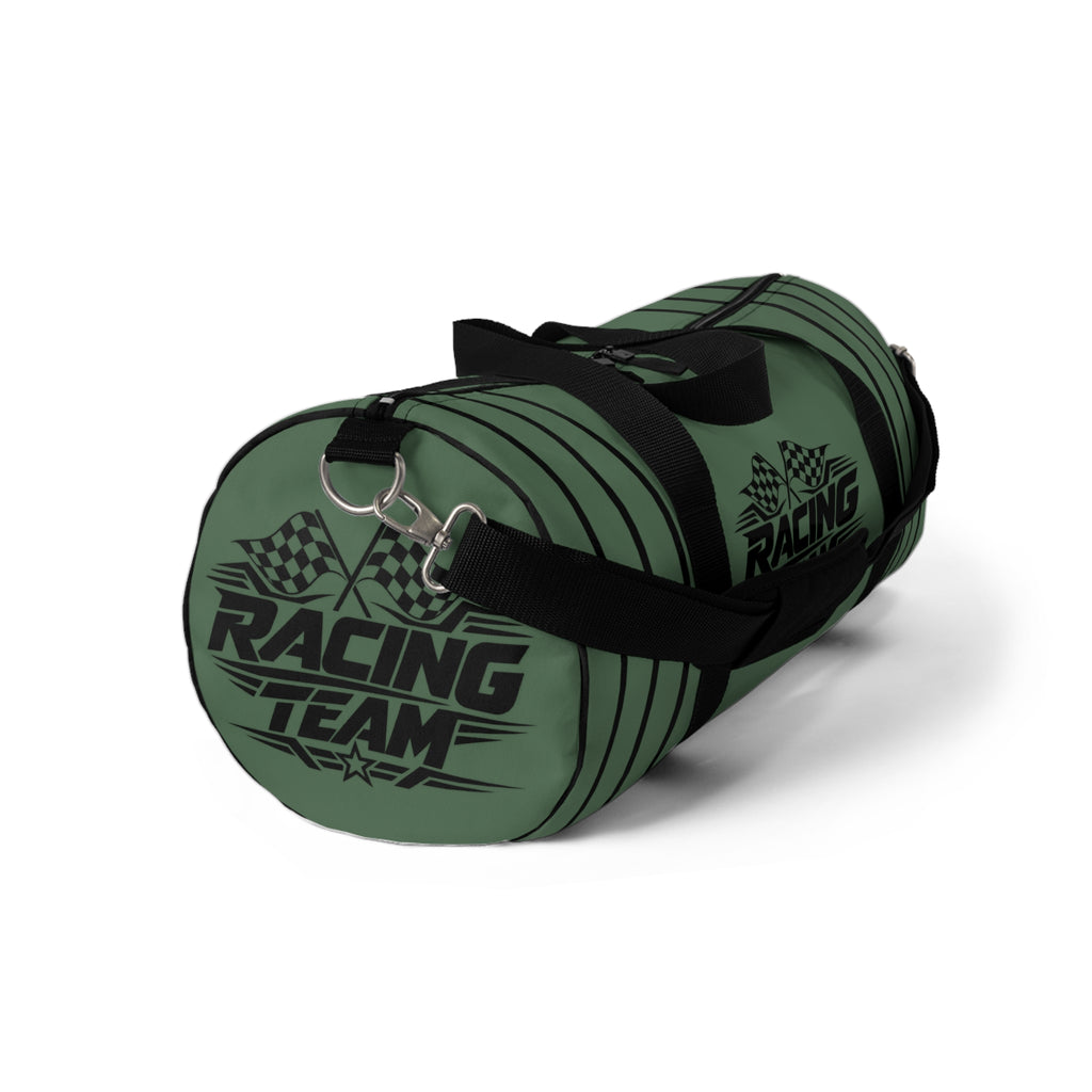 Racing Team Duffel Bag – Olive Green Motorsport Design