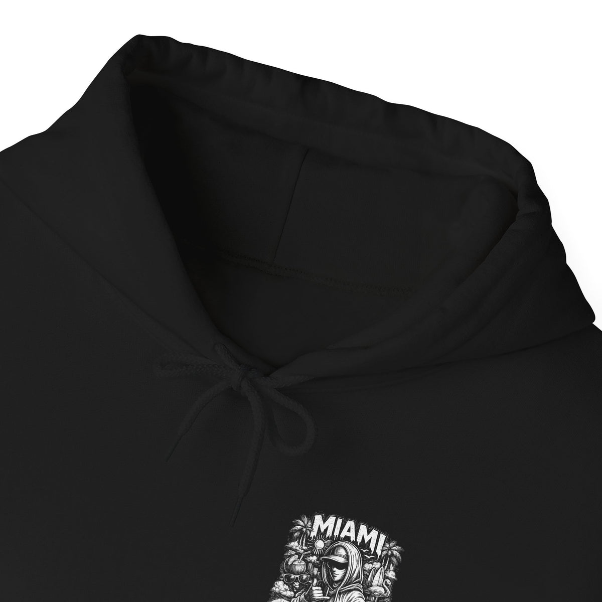 Miami Hoodie Streetwear Graphic Sweatshirt Urban Style Pullover Hip Hop Hoodie Gift for Men
