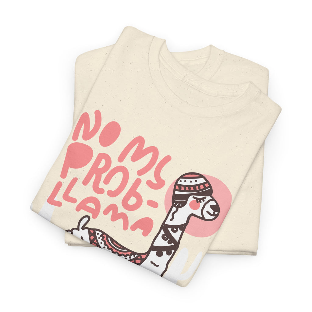 “No Prob Llama” T-Shirt – Funny Llama Graphic Tee