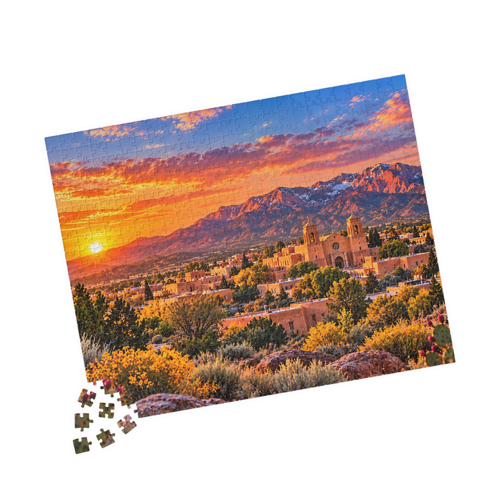 New Mexico Puzzle – Southwest Desert Landscape Jigsaw Puzzle (110, 252, 520, 1014-piece)