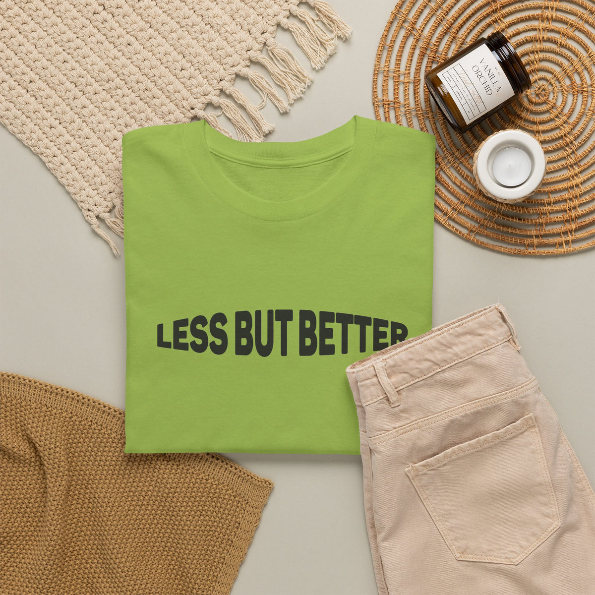 Less Is More T-Shirt – Minimalist Unisex Casual Slogan Tee
