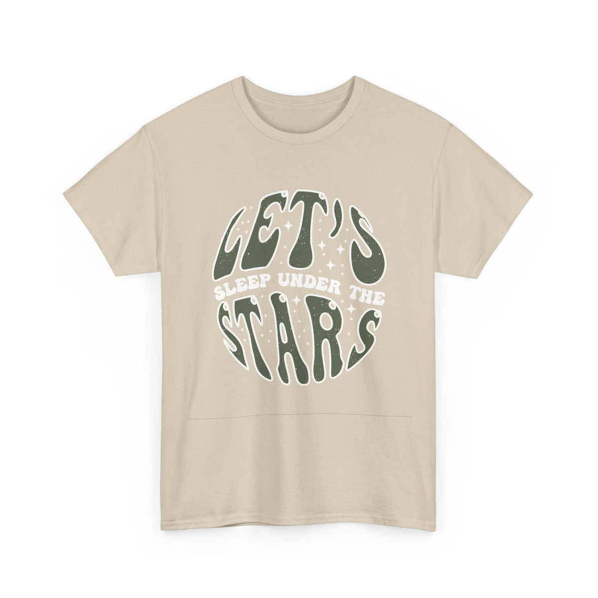 “Let’s Sleep Under the Stars” T-Shirt – Camping & Outdoor Graphic Tee