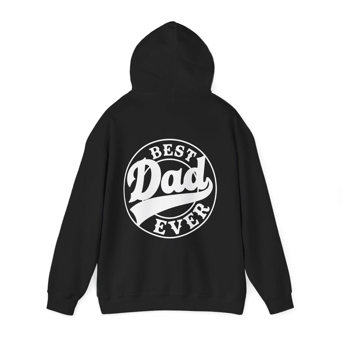Best Dad Ever Hoodie  Retro Logo Fathers Day Sweatshirt
