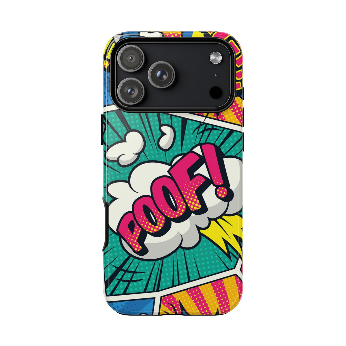 Retro Comic Pop Art Phone Case – Colorful Tough Case