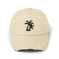 Palm Tree Distressed Cap – Tropical Beach Vintage Baseball Hat