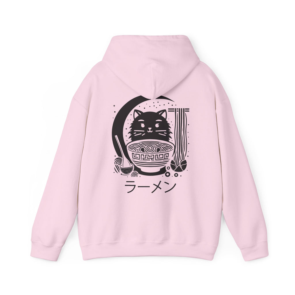 Kawaii Cat Ramen Hoodie | Cute Noodle Bowl Sweatshirt
