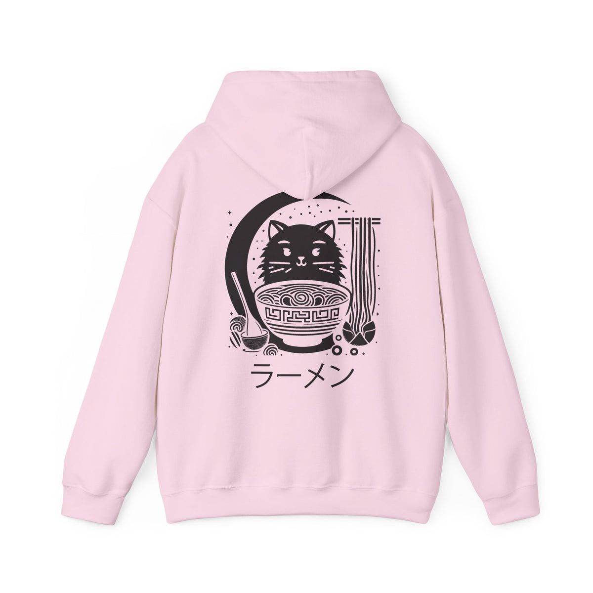 Kawaii Cat Ramen Hoodie | Cute Noodle Bowl Sweatshirt