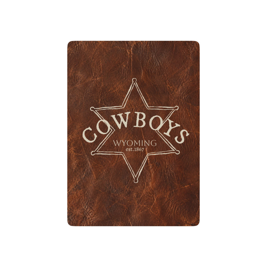 Wyoming Cowboy Poker Playing Cards – Western Design