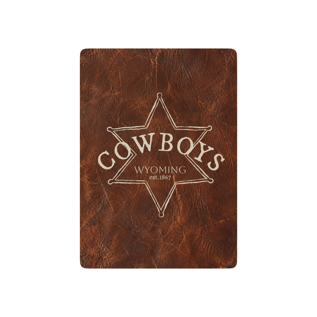 Wyoming Cowboy Poker Playing Cards – Western Design
