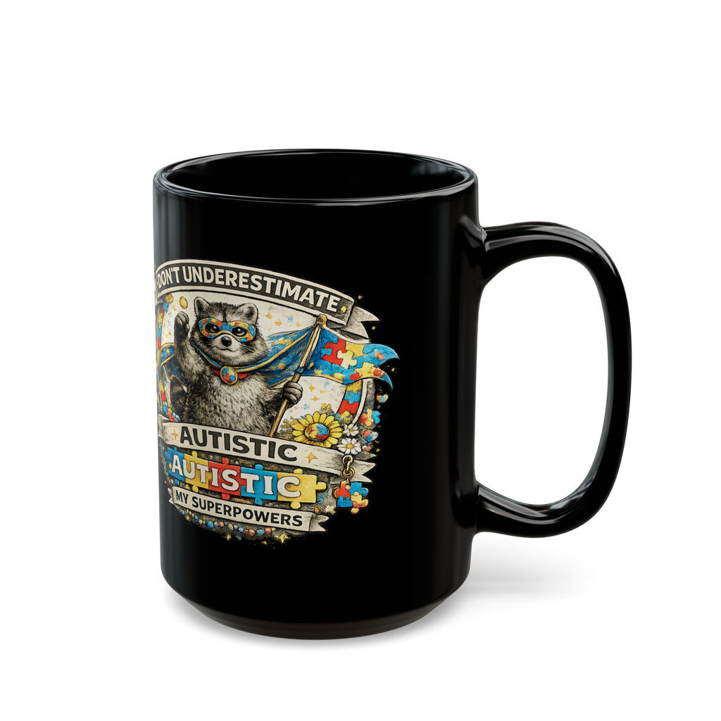 Autism Awareness Mug Dont Underestimate Autistic Superpower Coffee Cup Gift