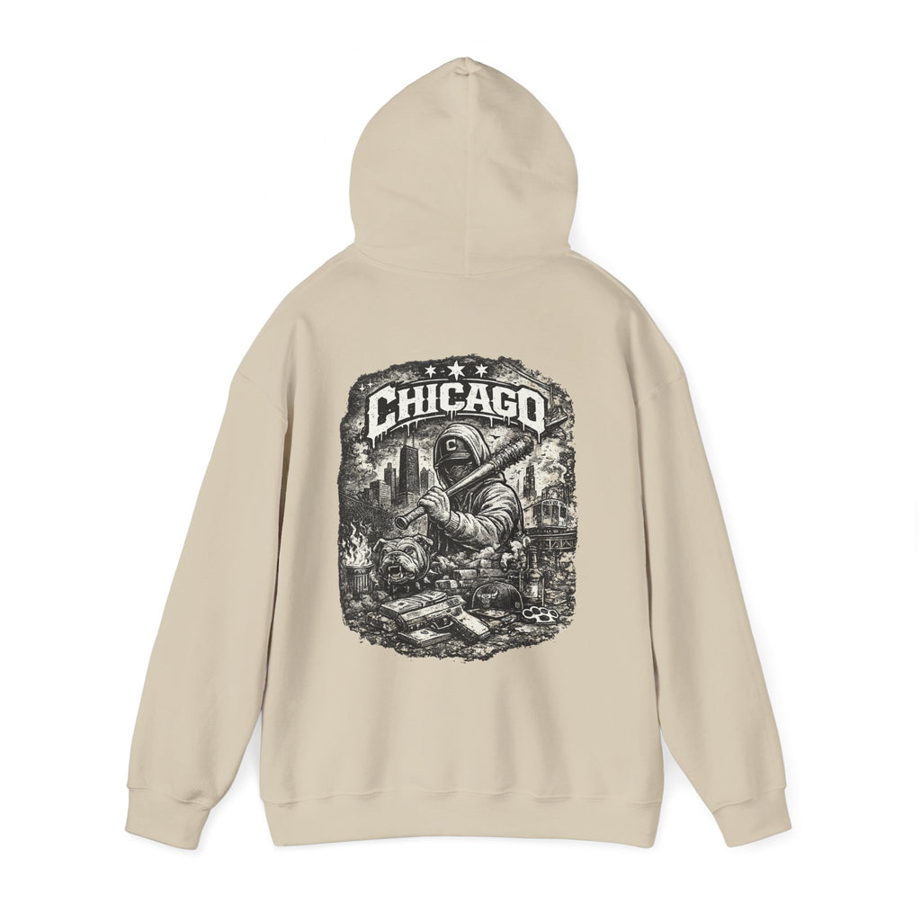 Chicago Streetwear Hoodie Graphic Hooded Sweatshirt