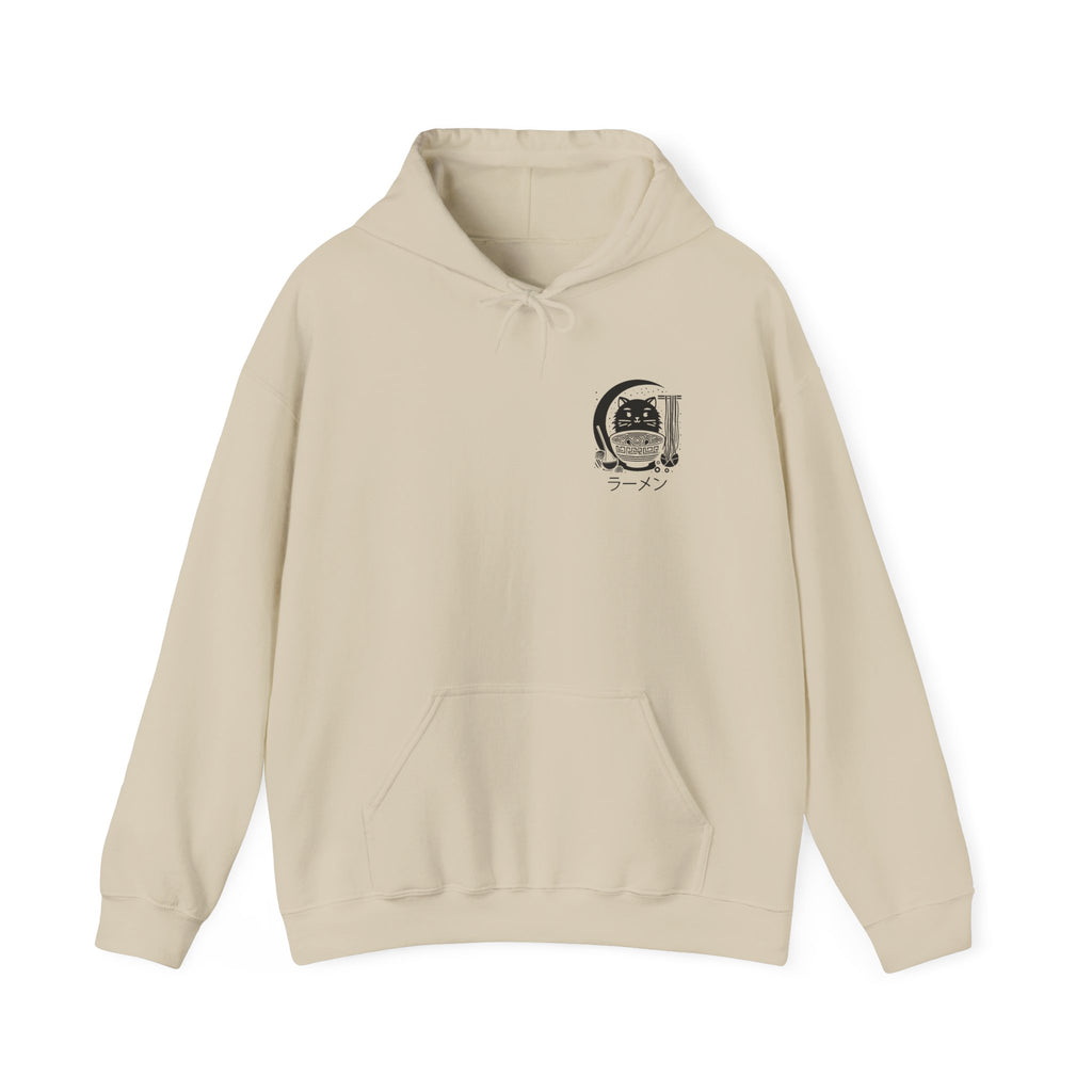 Kawaii Cat Ramen Hoodie | Cute Noodle Bowl Sweatshirt