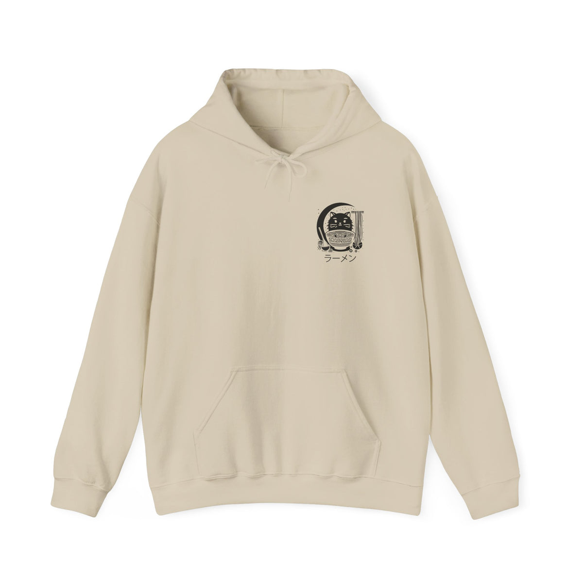 Kawaii Cat Ramen Hoodie | Cute Noodle Bowl Sweatshirt