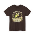 “Running on Caffeine & Mommin’” T-Shirt – Funny Mom Coffee & Frog Graphic Tee