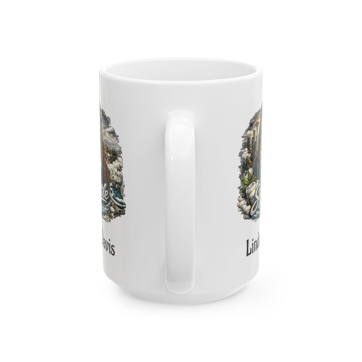 Personalized Seattle Mug with Name – Seattle Washington Gift