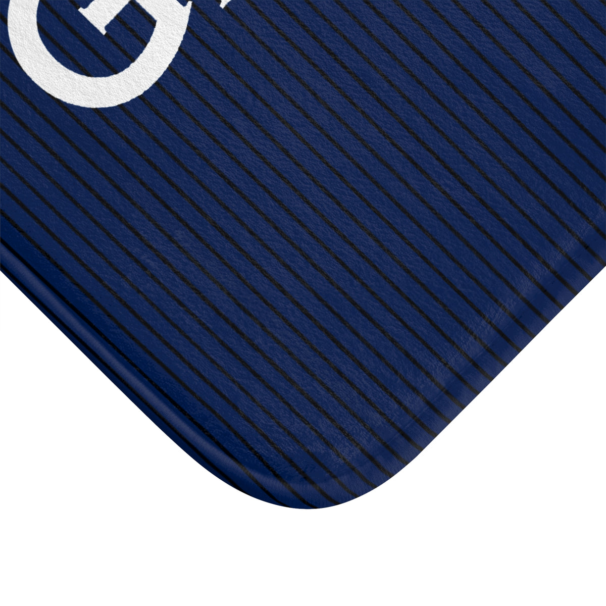 Get Naked Bath Mat – Funny Navy Blue Bathroom Decor