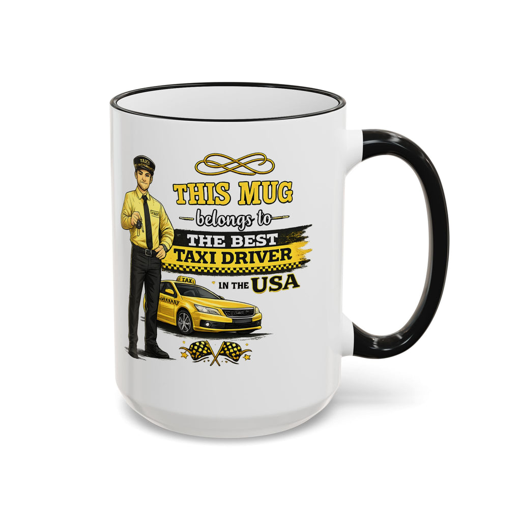 Best Taxi Driver Mug This Mug Belongs To The Best Taxi Driver in the USA, Cab Driver Coffee Mug Gift