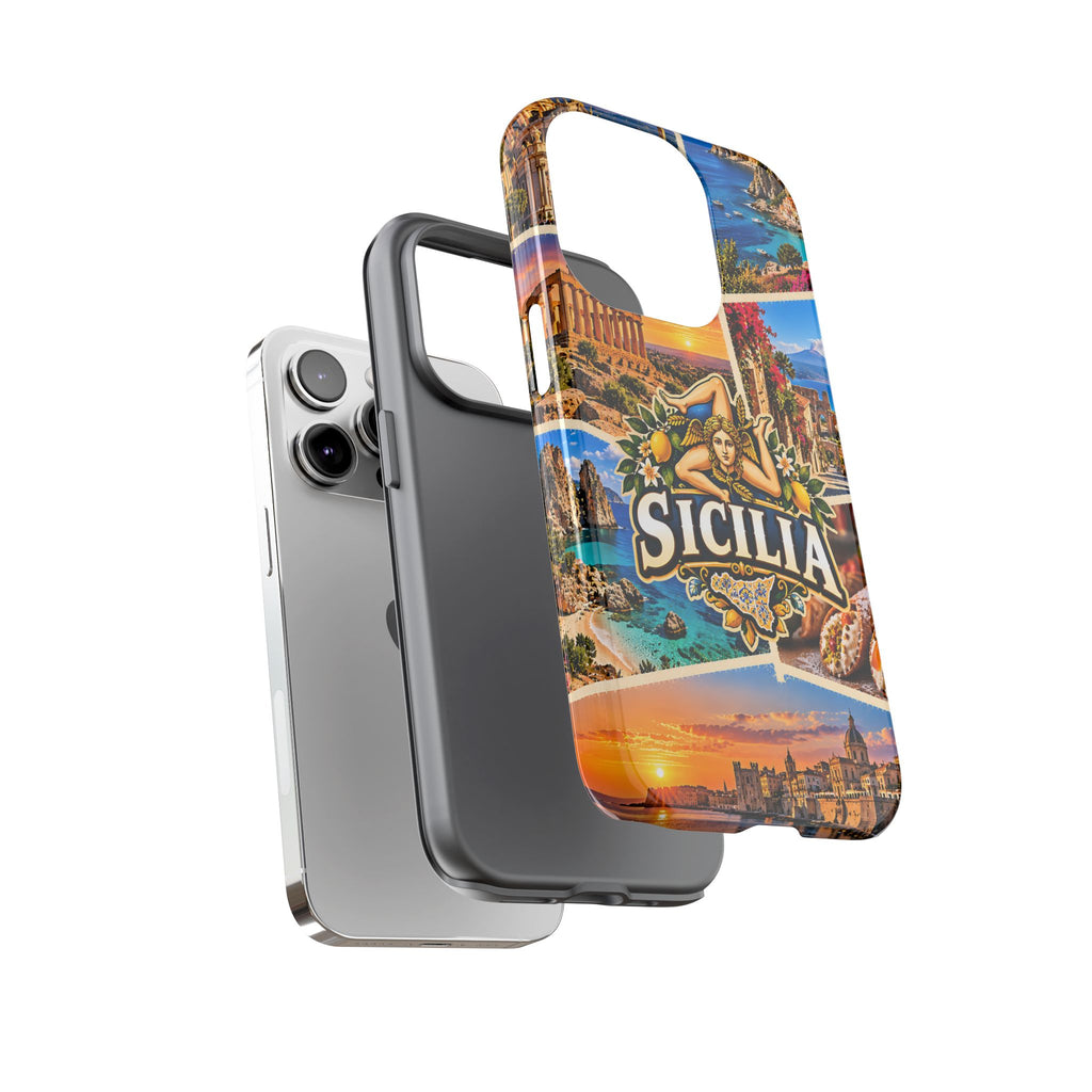 Sicily Italy Tough Phone Case – Sicilian Travel Collage