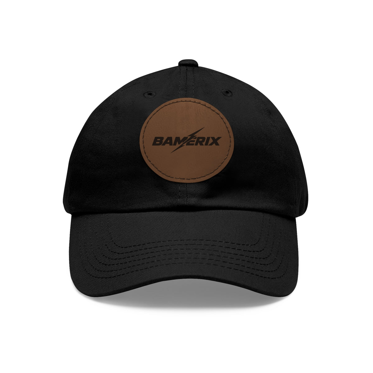 Bamerix Leather Patch Dad Hat – Classic Logo Baseball Cap