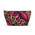 Pink Leopard Pouch – Black & Gold Animal Print