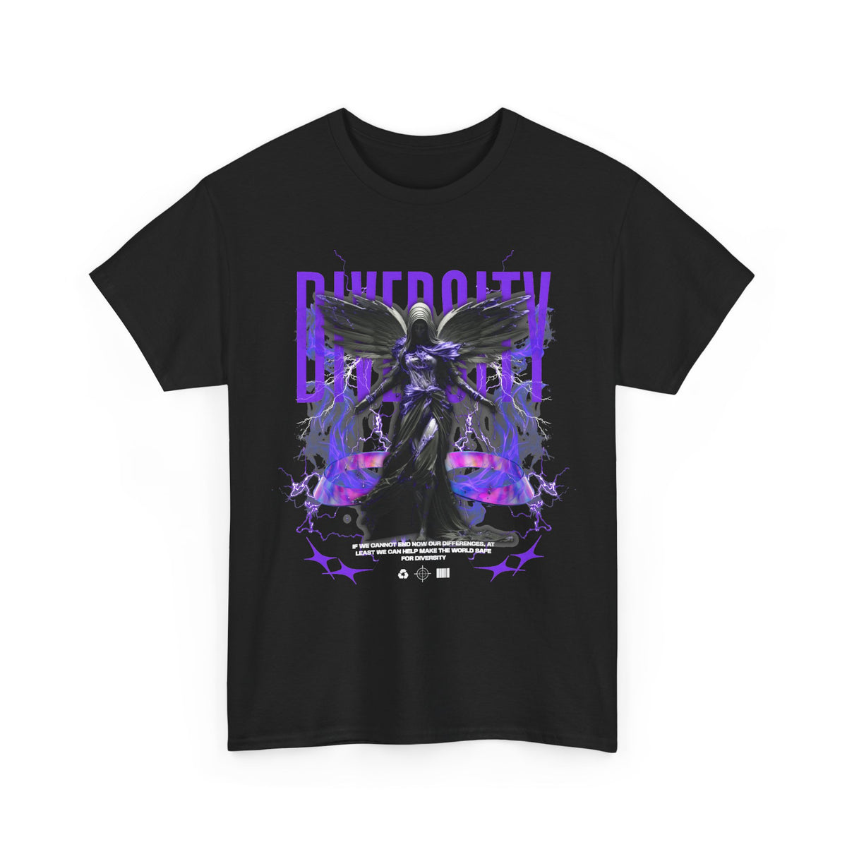 Divinity Angel T-Shirt – Gothic Streetwear Dark Aesthetic Graphic Tee
