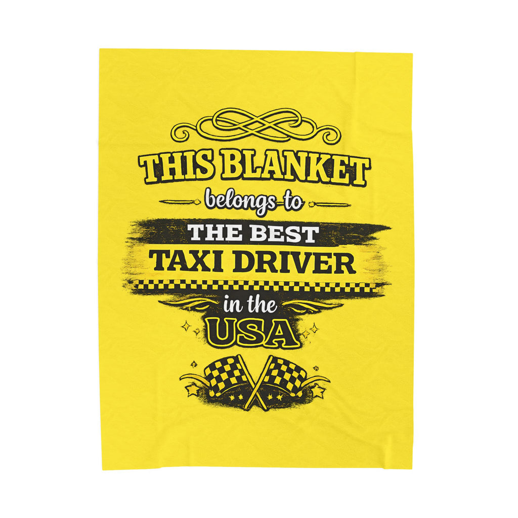 Best Taxi Driver Blanket Gift for Taxi Driver  Funny Cab Driver Gift  USA Taxi Appreciation Throw