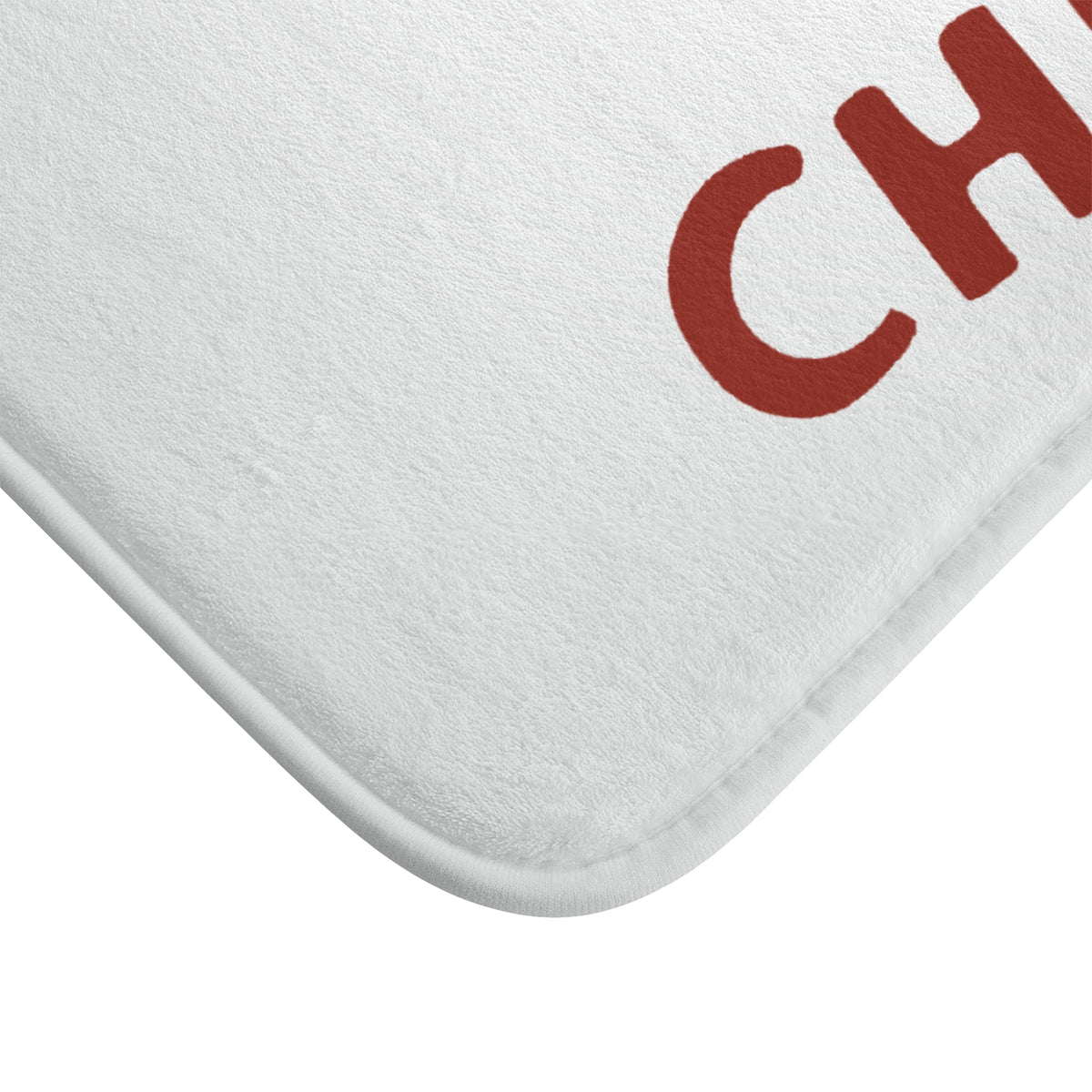 Merry Christmas Snowman Bath Mat – Holiday Bathroom Decor