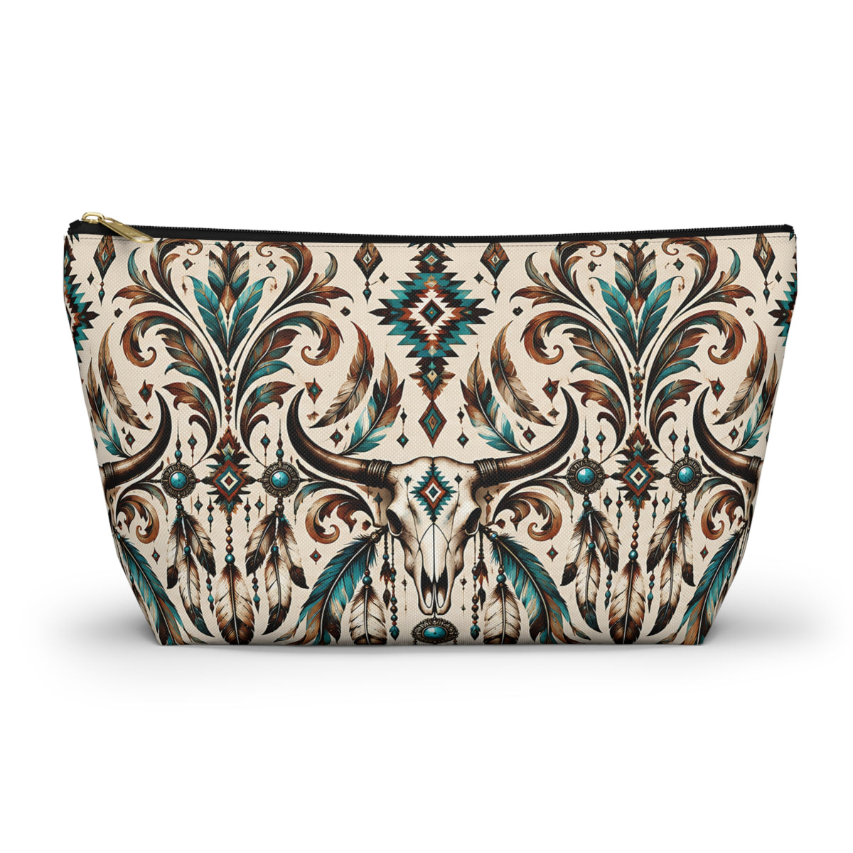 Western Longhorn Pouch – Southwestern Boho Pattern