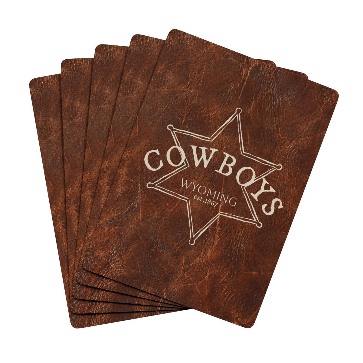 Wyoming Cowboy Poker Playing Cards – Western Design