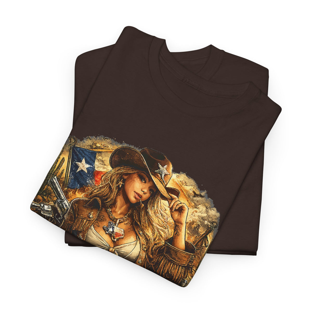 Texas Cowgirl T-Shirt – Vintage Western & Rodeo Graphic Tee
