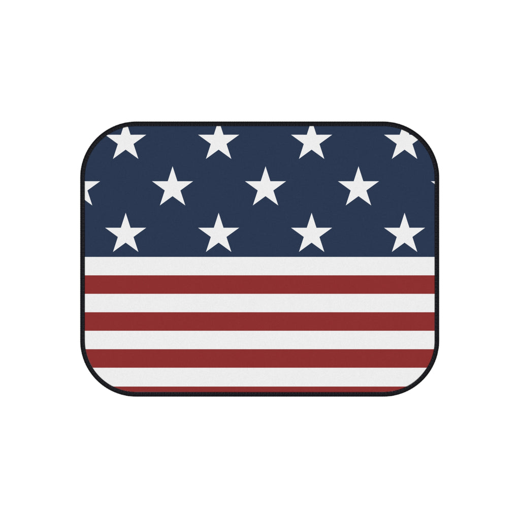 American Flag Car Floor Mats – USA 4-Piece Set
