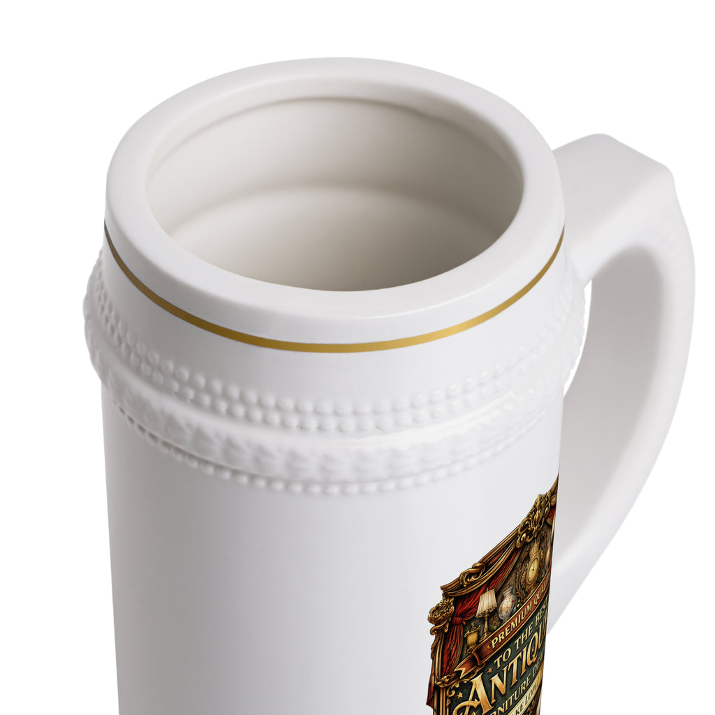 Personalized Antiques Dealer Beer Stein 22oz - Custom Name